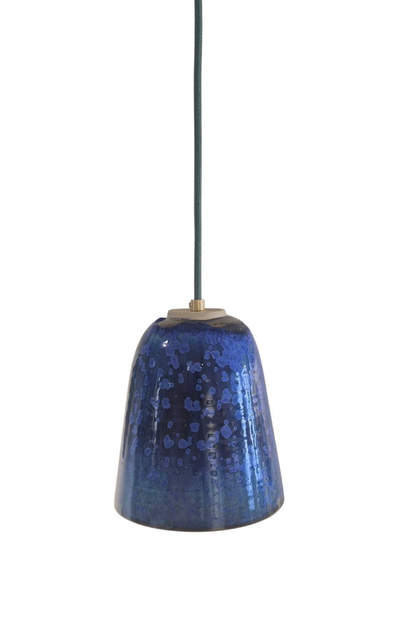 Lamp Midnight Blue, Sea green (inside)